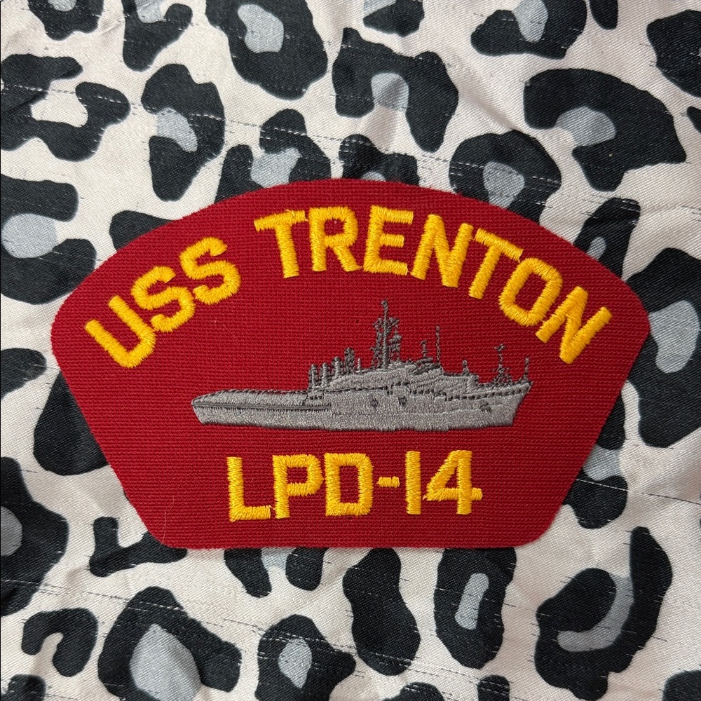 USS Trenton LPD-14 embroidered naval Patch
